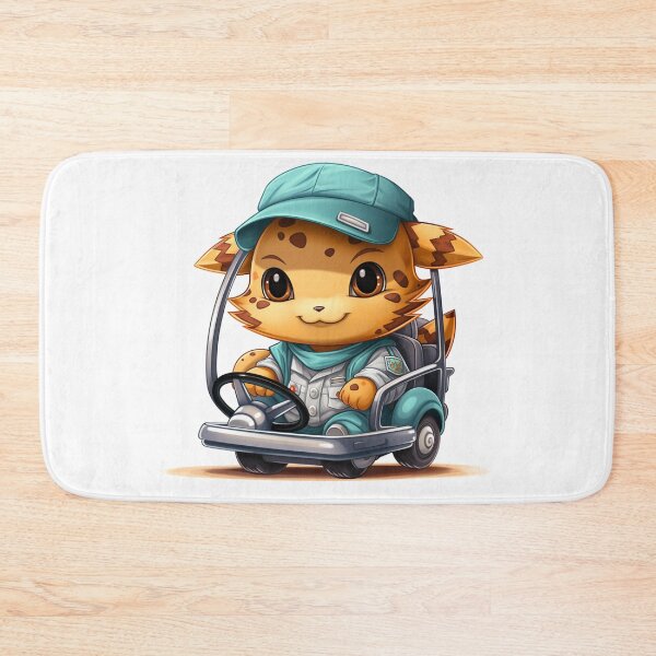 Item preview, Cute kitty driving a car designed and sold by giwahomedeco.