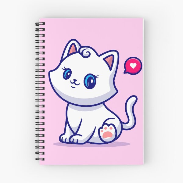 Item preview, Whiskered Whimsy: Cute Cat Girl Sitting Cartoon designed and sold by hjian8219.