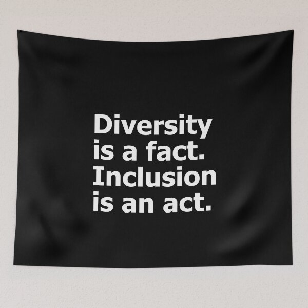 Item preview, Diversity and Inclusion Quote Empowerment Unity Message  designed and sold by The Junto Shop.