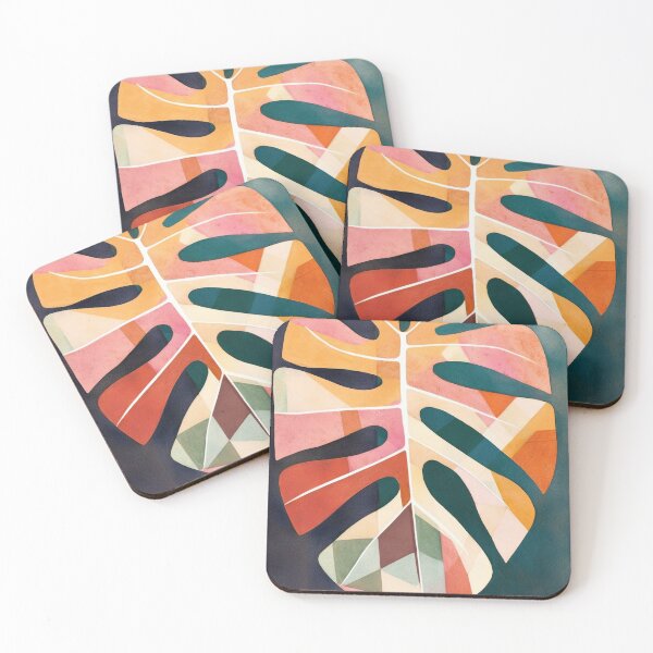 Item preview, Monstera Leaf's Dance in the Tropical Deliciosa Jungle designed and sold by Lovegrass Prints.