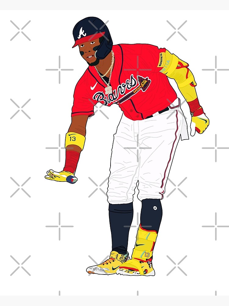 Ronald Acuna Jr 10 Canvas Poster Wall Art Decor Print Picture