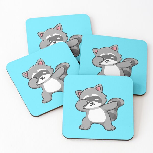 Item preview, Dapper Dabbing Raccoon: Cute Cartoon Vector Illustration designed and sold by hjian8219.