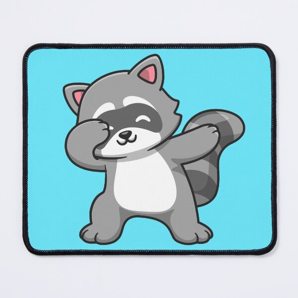 Item preview, Dapper Dabbing Raccoon: Cute Cartoon Vector Illustration designed and sold by hjian8219.