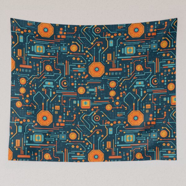 Item preview, Cyber Pattern designed and sold by Skolyak.