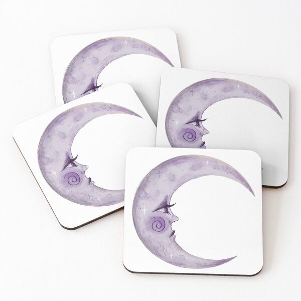 Item preview, Sleepy moon designed and sold by KaijuCupcakes.