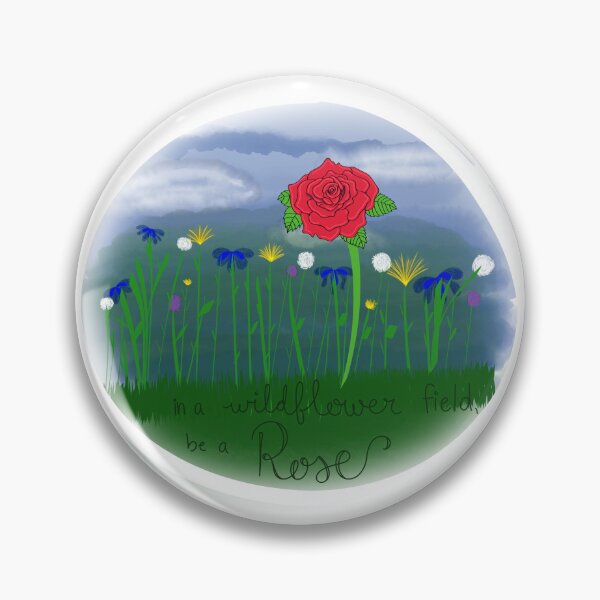 Item preview, Rose in a field designed and sold by jacitaylor.