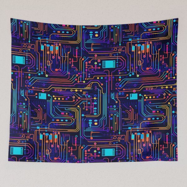 Item preview, Cyber Pattern designed and sold by Skolyak.