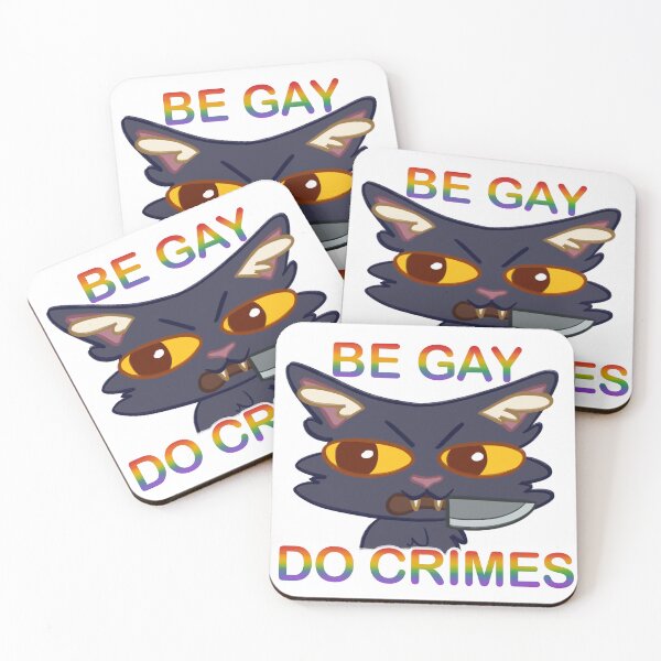 Item preview, Be Gay Do Crimes Cat designed and sold by beeofthebumble.