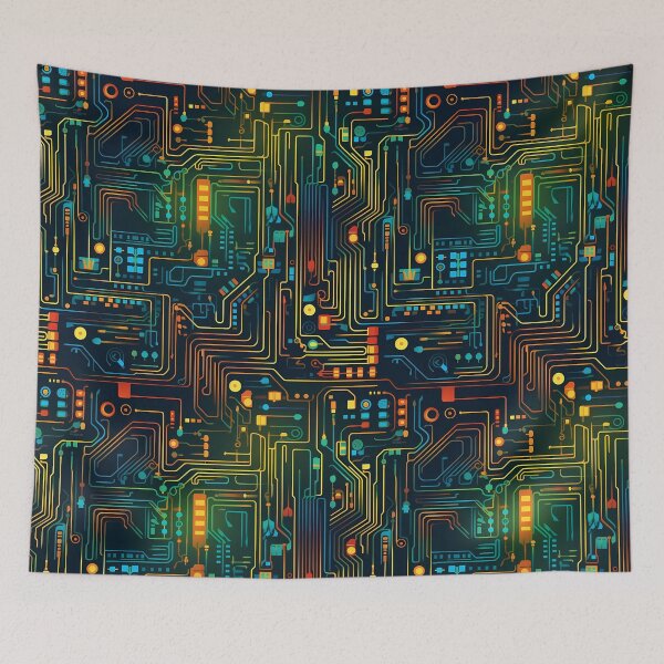 Item preview, Cyber Pattern designed and sold by Skolyak.