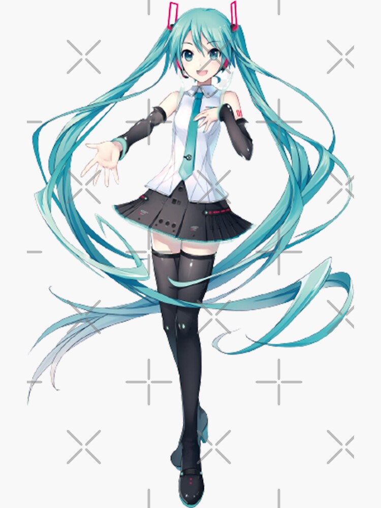 Free: Hatsune Miku Png Hd - Hatsune Miku Anime Full Body, Transparent  