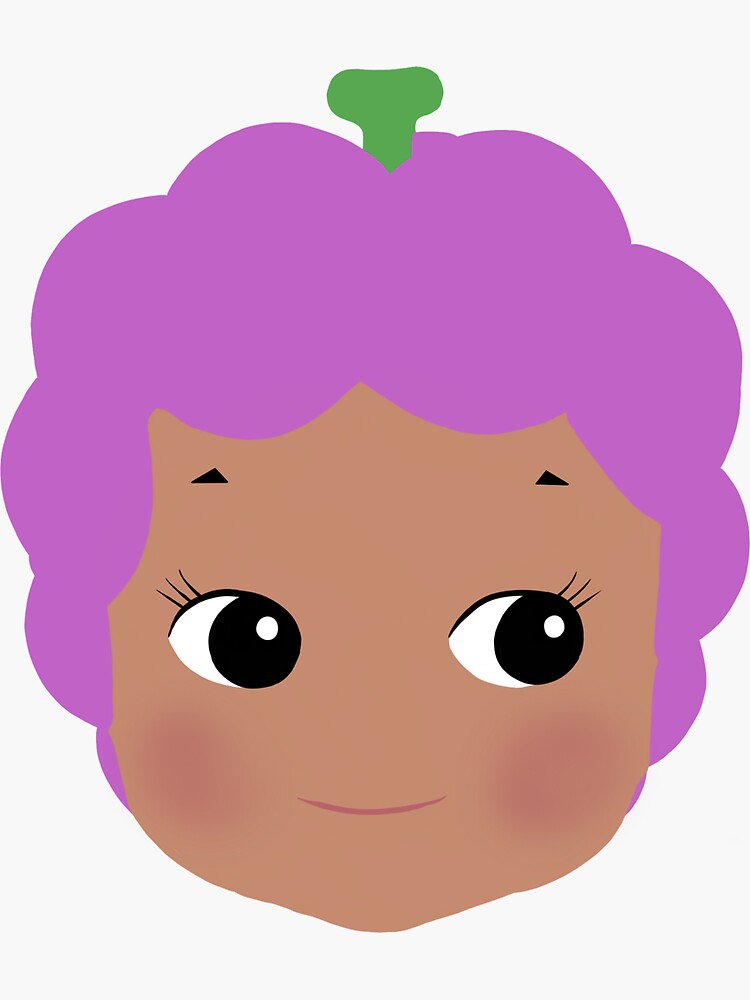 poc sonny angel grape head Sticker for Sale by iambiby