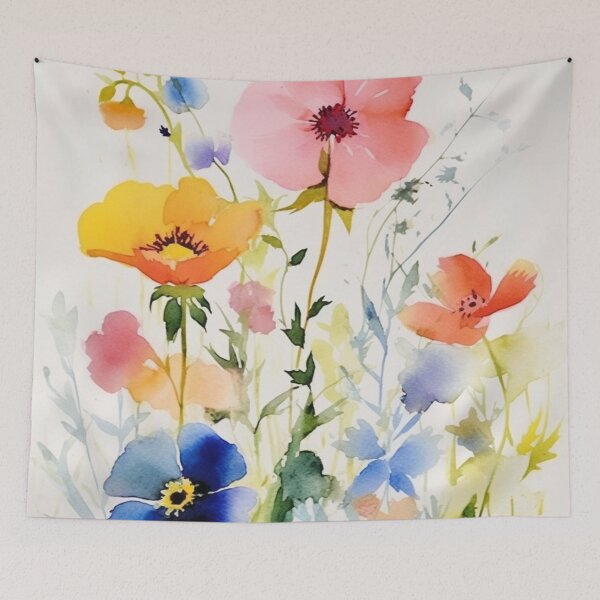Item preview, Pressed Flower: Rustic Floral Botanical Oasis designed and sold by Lovegrass Prints.