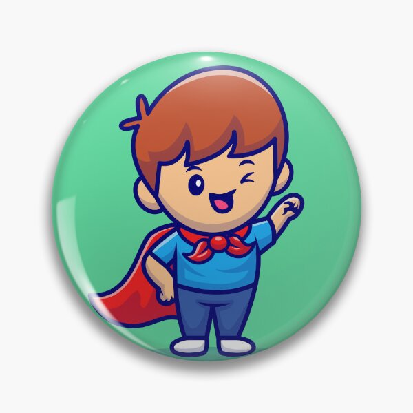 Item preview, Green Guardian: Cute Boy Superhero designed and sold by hjian8219.