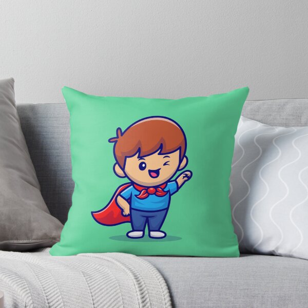 Item preview, Green Guardian: Cute Boy Superhero designed and sold by hjian8219.