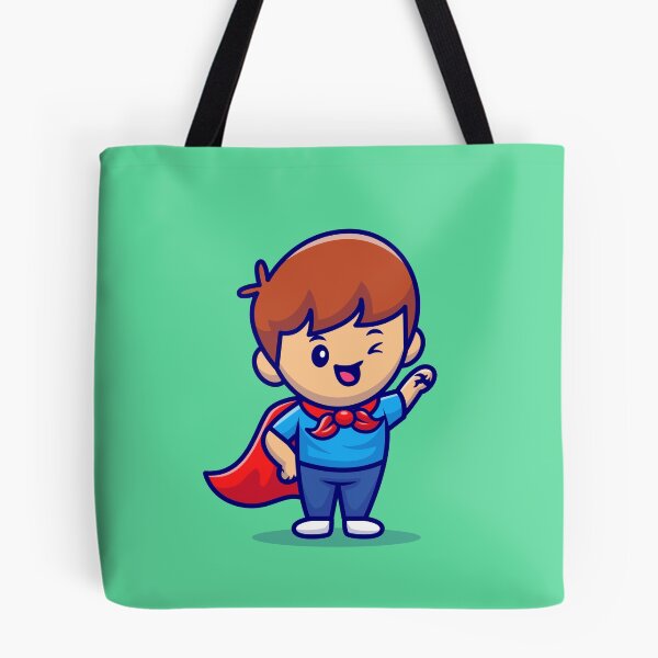 Item preview, Green Guardian: Cute Boy Superhero designed and sold by hjian8219.