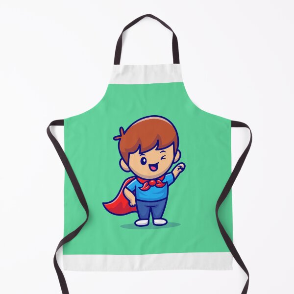 Item preview, Green Guardian: Cute Boy Superhero designed and sold by hjian8219.