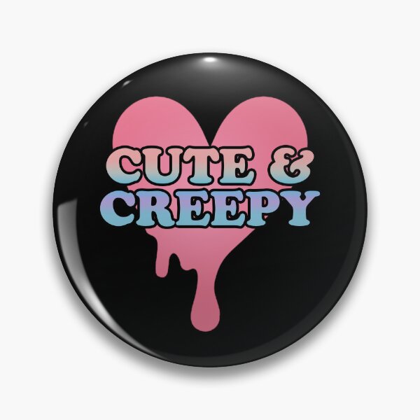Item preview,  Cute and Creepy Goth Girl Pastel Heart designed and sold by SpookshowDesign.