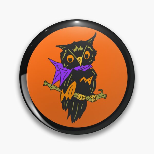 Item preview, Vintage Halloween Style Owl, Halloween Owl  designed and sold by CreepingWillow.