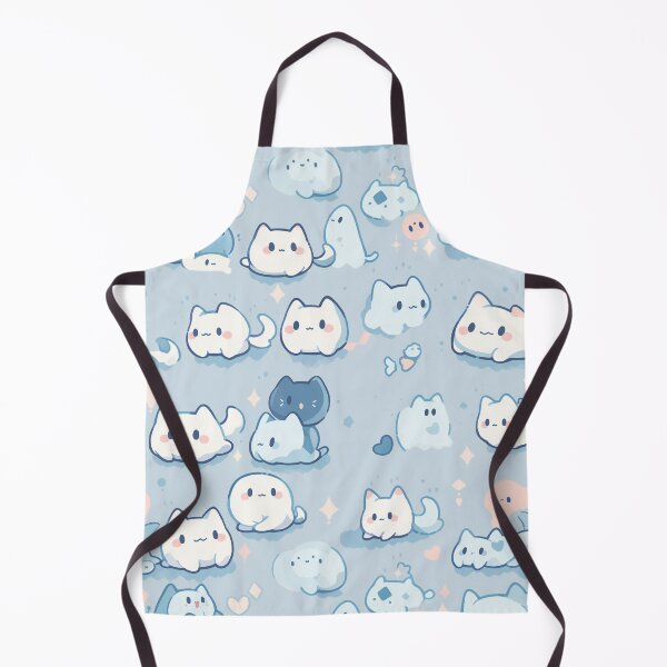 Item preview, Cute little ghost cats designed and sold by Skolyak.