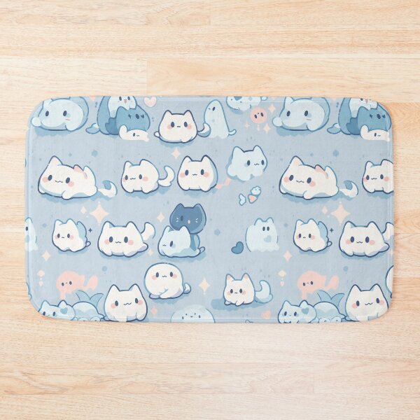 Item preview, Cute little ghost cats designed and sold by Skolyak.