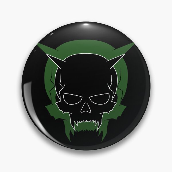 Item preview, Goblin Skull - Black and Green designed and sold by SkullsNGoblins.