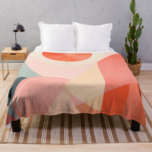 Item preview, Orange Sun: Geometric terracotta boho Summer designed and sold by Lovegrass Prints.