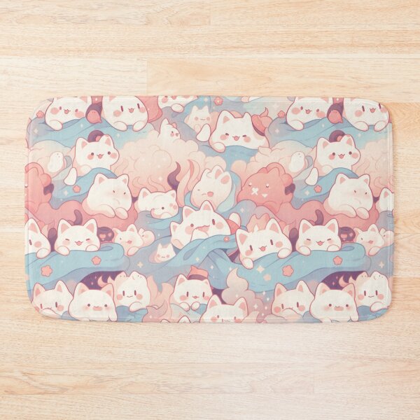 Item preview, Cute little ghost cats designed and sold by Skolyak.