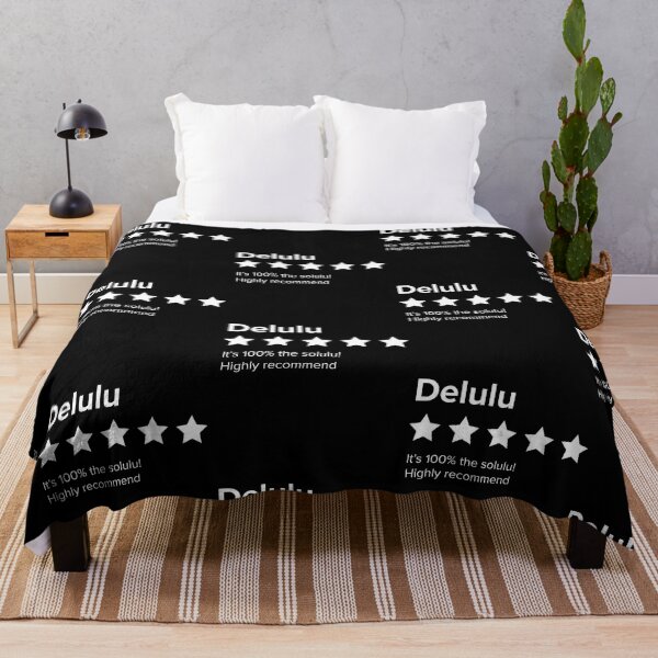 Item preview, Delulu - 5 Star review. Delulu is the Solulu. Delusion is the solution. designed and sold by Good-Politics.