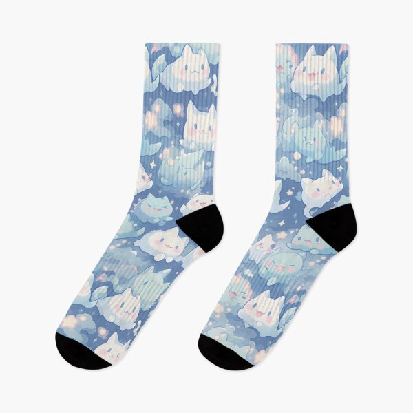 Item preview, Cute little ghost cats designed and sold by Skolyak.