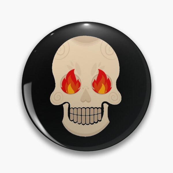 Item preview, A skull on fire designed and sold by colson-breen.