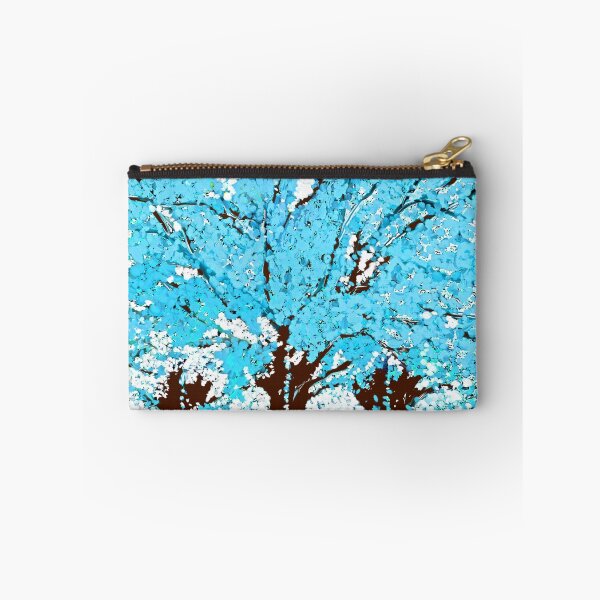 Item preview, Abstract Trees are Blue White and Brown designed and sold by Overthetopsm.