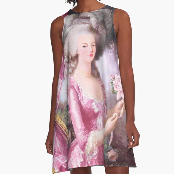 Item preview, Marie Antoinette in pink with a rose designed and sold by Wendy Paula Patterson.