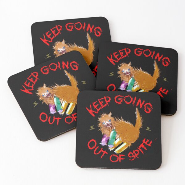 Item preview, Keep Going Out of Spite Scrunkly Tater Tot Blue designed and sold by JulieKnapp6.