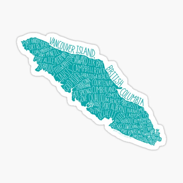 Item preview, Vancouver Island Cities designed and sold by Wild Coast Creative.
