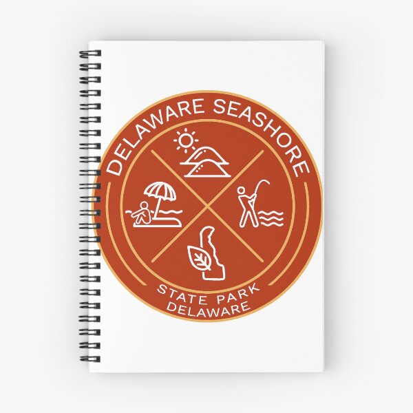 Item preview, Delaware Seashore State Park Heraldic Logo Orange designed and sold by VanyaKar.