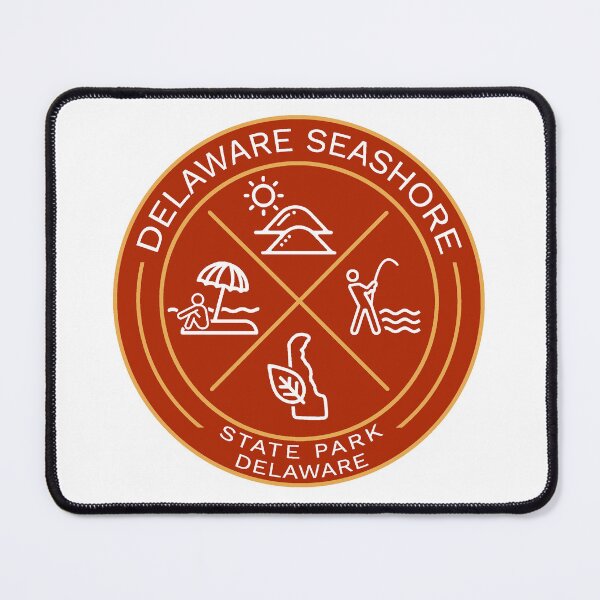Item preview, Delaware Seashore State Park Heraldic Logo Orange designed and sold by VanyaKar.
