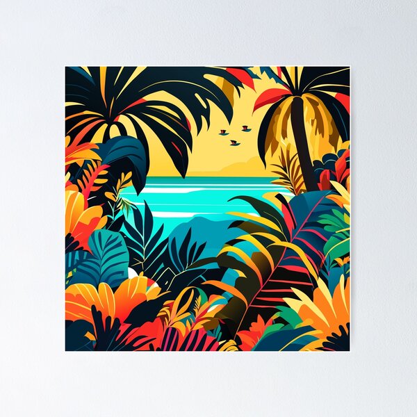 Item preview, Tropical Beach Coastal Scenery (beach#1) designed and sold by Deanmindvortex.