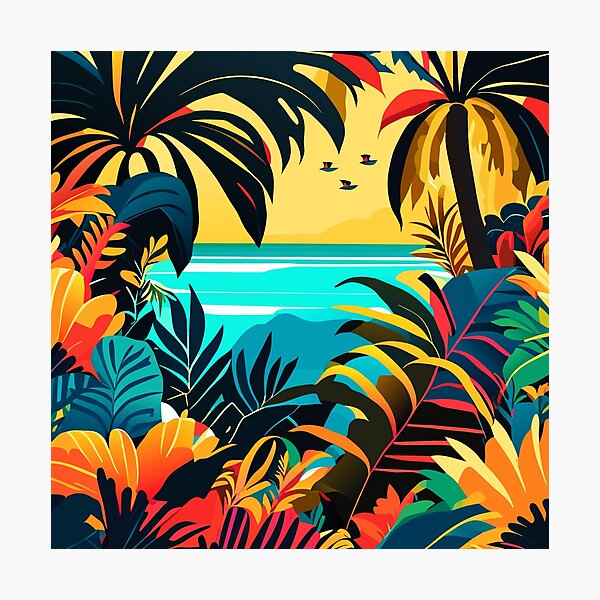 Item preview, Tropical Beach Coastal Scenery (beach#1) designed and sold by Deanmindvortex.