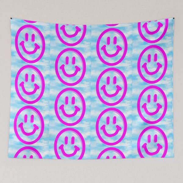 Item preview, Groovy Sky Smiley designed and sold by Funk-It-Art.