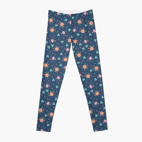 Indigenous Floral Full Length Leggings or Capris - INAC