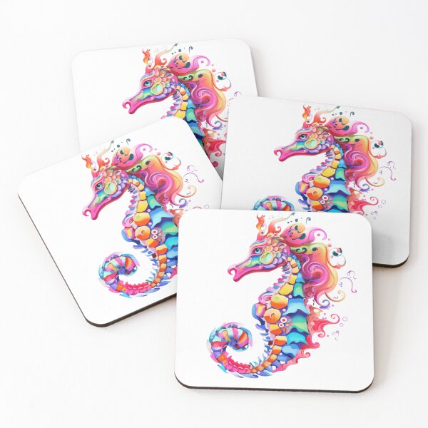 Item preview, Psychedelic Seahorse Symphony designed and sold by cherdrawsthings.