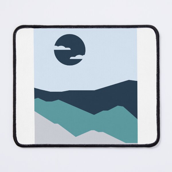 Item preview, Blue green mountain peaks Fernie designed and sold by TheRightHonMP.