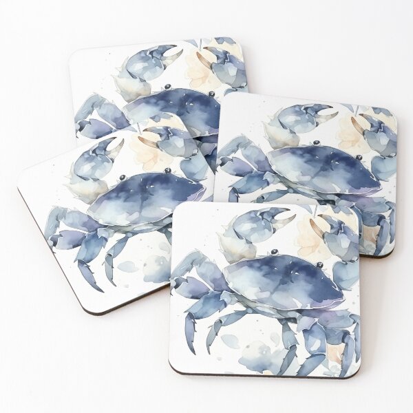 Item preview, Blue Crab Beach House: Coastal Nautical Delight designed and sold by Lovegrass Prints.