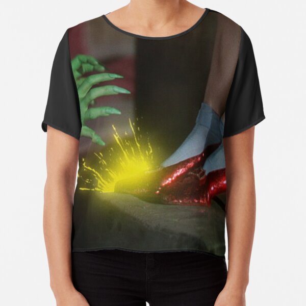 The Wizard of Oz Ruby Slippers Scene Chiffon Top