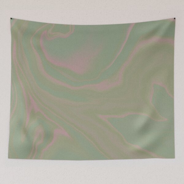 Item preview, Abstract Granite and Gradient Effect Green and Pink Textured Design designed and sold by minkymoodesigns.