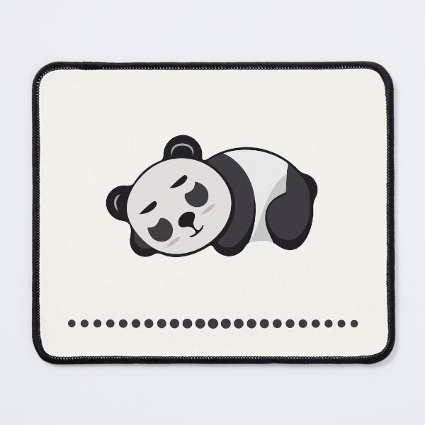 Item preview, Cute Panda Sleeping designed and sold by stickersmegafun.