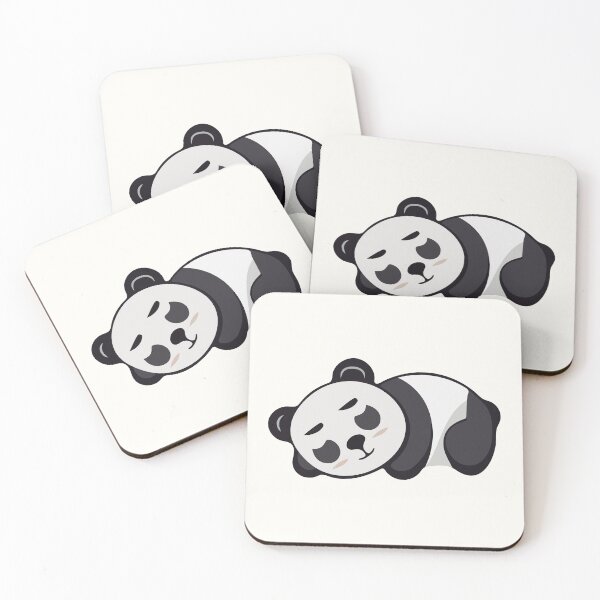 Item preview, Cute Panda Sleeping designed and sold by stickersmegafun.