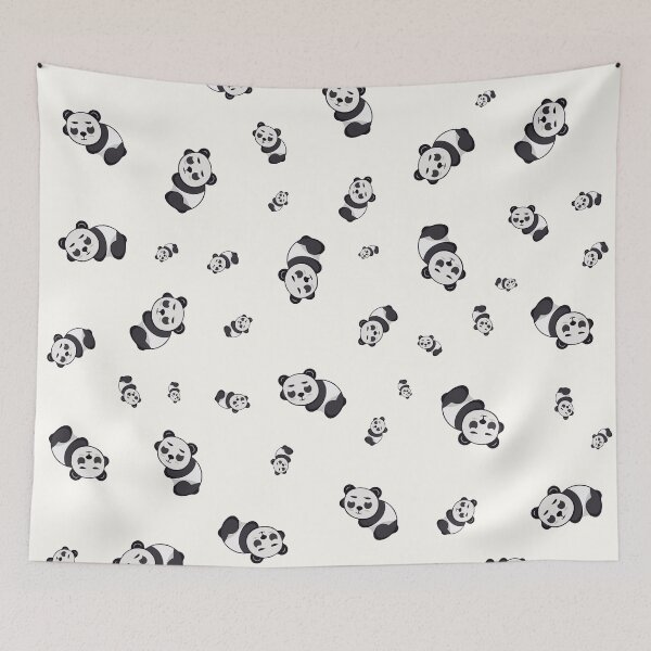 Item preview, Cute Panda Sleeping designed and sold by stickersmegafun.
