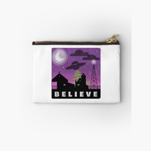 Item preview, Believe in aliens village nightscape designed and sold by carmella-eppers.