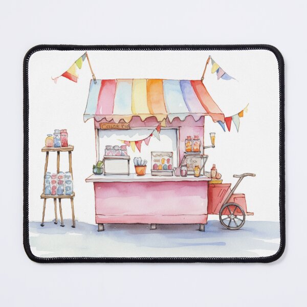 Item preview, Children's book illustration of a desert food truck designed and sold by mustbemalik.